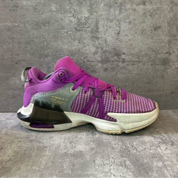 Nike Lebron Witness 7 Basketball Shoes DM1123-500 Mens sz 9.5 - purple - Picture 3 of 6